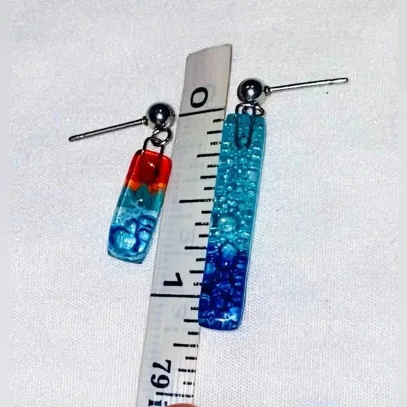 🌺Handmade  earrings. Unisex 🌺 - Picture 5 of 5